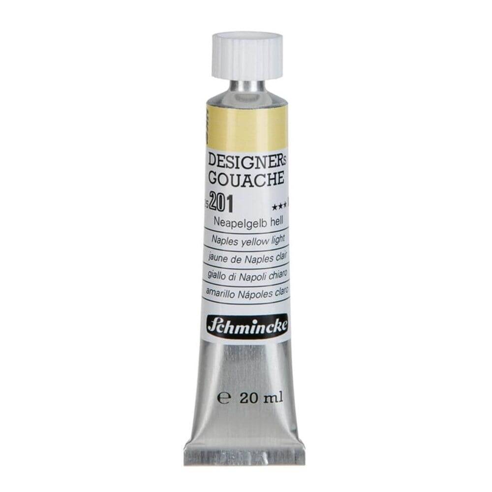 Schmincke Hks Designers Gouache Guaj Boya 20 ml Tüp 201 Naples Yellow Light