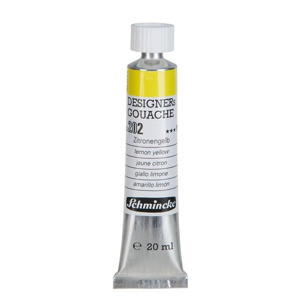 Schmincke Hks Designers Gouache Guaj Boya 20 ml Tüp 202 Lemon Yellow
