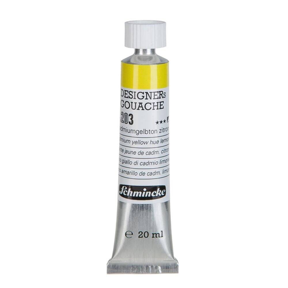 Schmincke Hks Designers Gouache Guaj Boya 20 ml Tüp 203 Cadmium Yellow Lemon