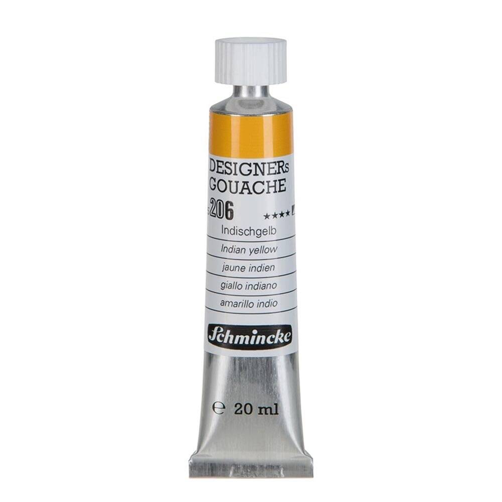 Schmincke Hks Designers Gouache Guaj Boya 20 ml Tüp 206 Indian Yellow