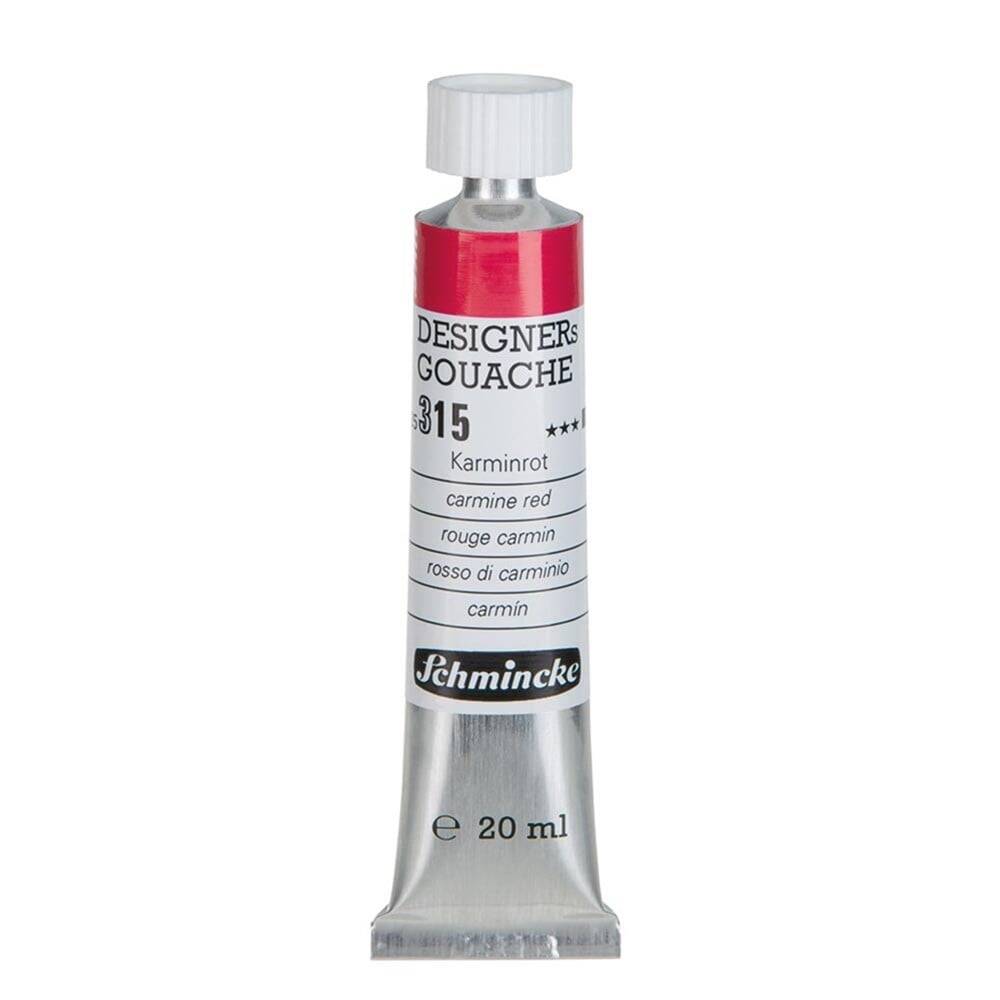 Schmincke Hks Designers Gouache Guaj Boya 20 ml Tüp 315 Carmine Red