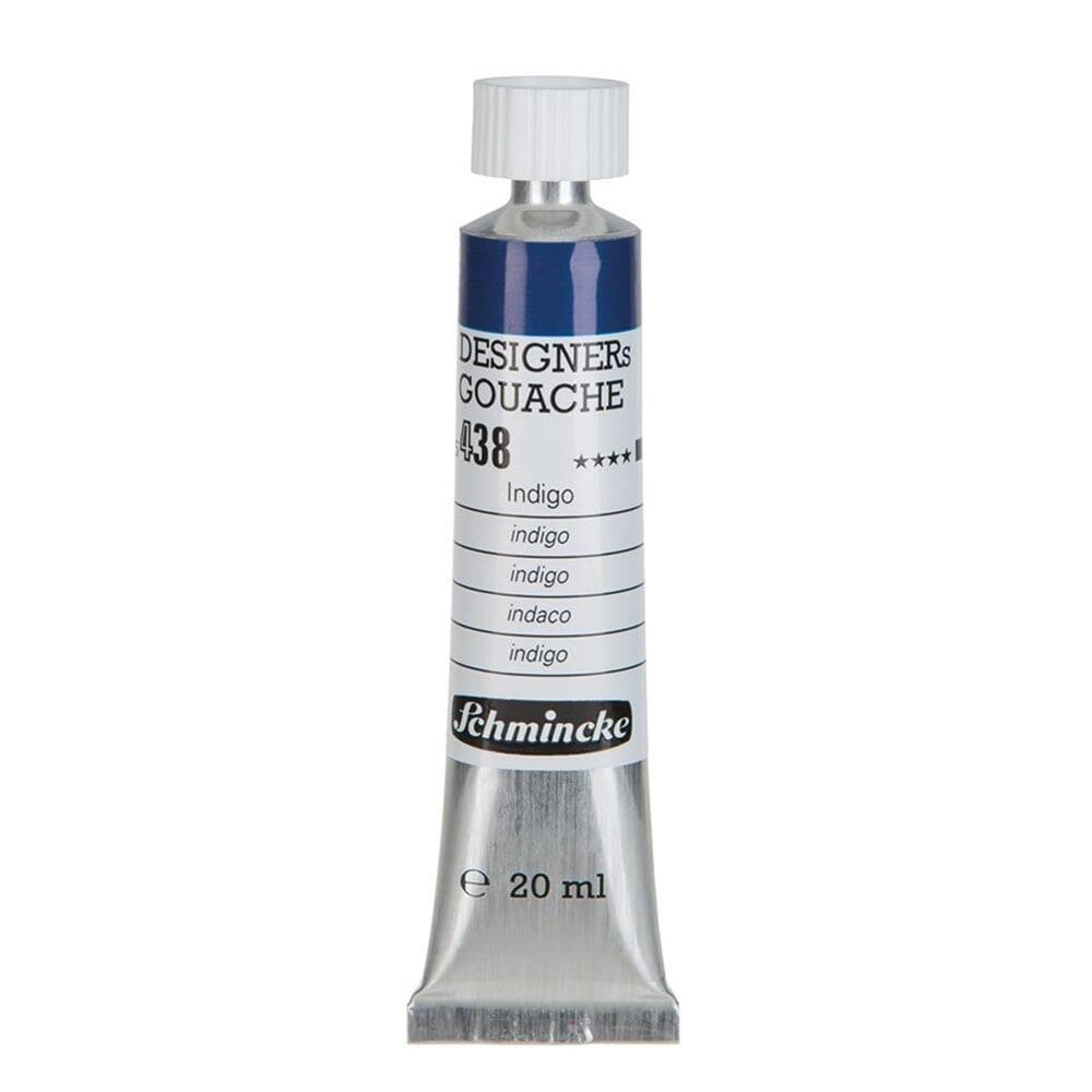 Schmincke Hks Designers Gouache Guaj Boya 20 ml Tüp 438 Indigo