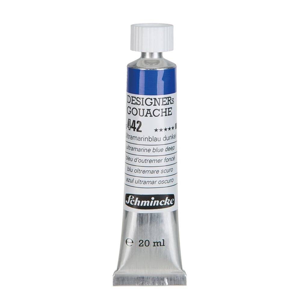Schmincke Hks Designers Gouache Guaj Boya 20 ml Tüp 442 Ultramarine Blue Deep