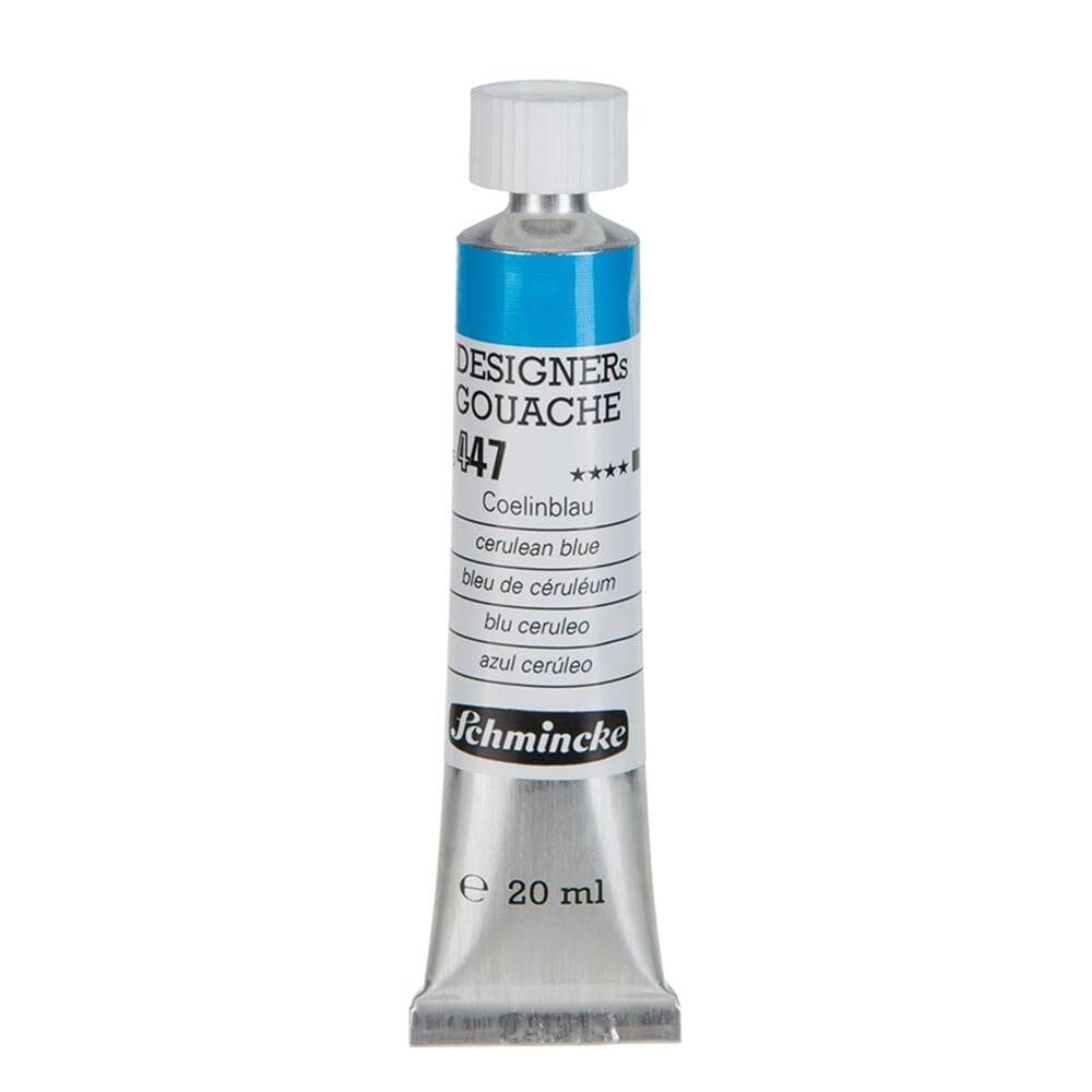 Schmincke Hks Designers Gouache Guaj Boya 20 ml Tüp 447 Cerulean Blue