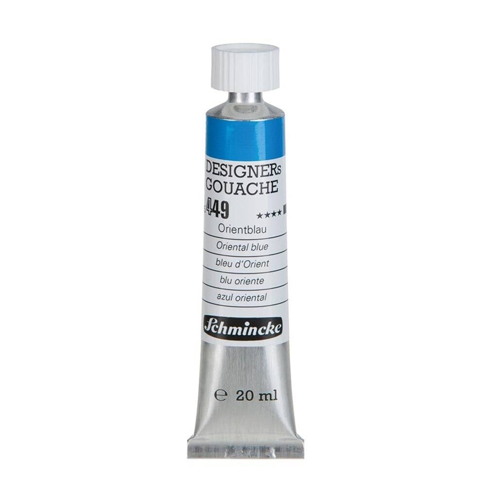 Schmincke Hks Designers Gouache Guaj Boya 20 ml Tüp 449 Oriental Blue