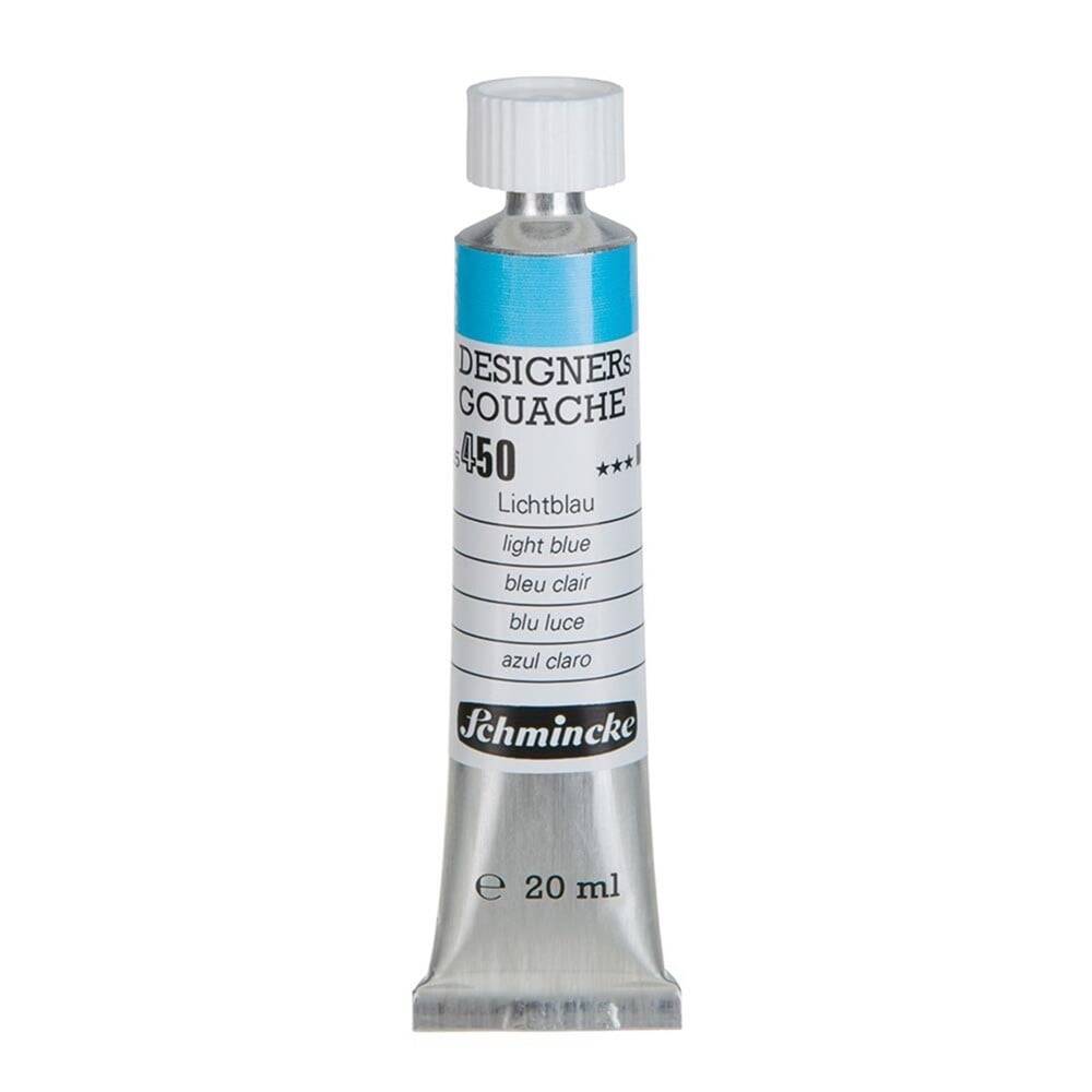 Schmincke Hks Designers Gouache Guaj Boya 20 ml Tüp 450 Light Blue