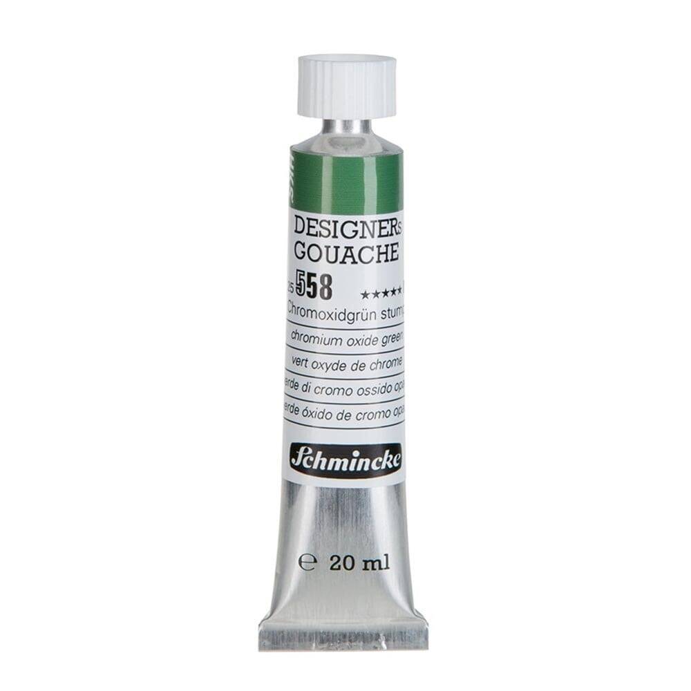 Schmincke Hks Designers Gouache Guaj Boya 20 ml Tüp 558 Chromium Oxide Green