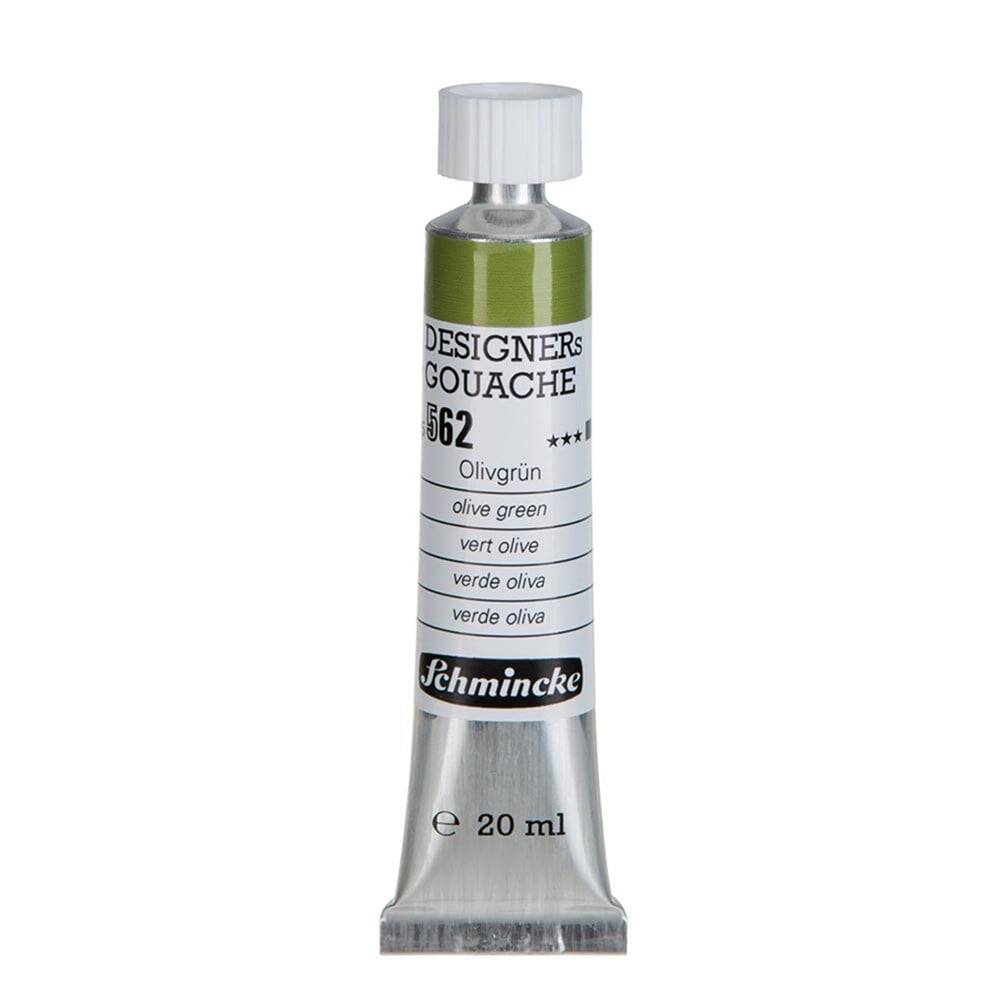 Schmincke Hks Designers Gouache Guaj Boya 20 ml Tüp 562 Olive Green