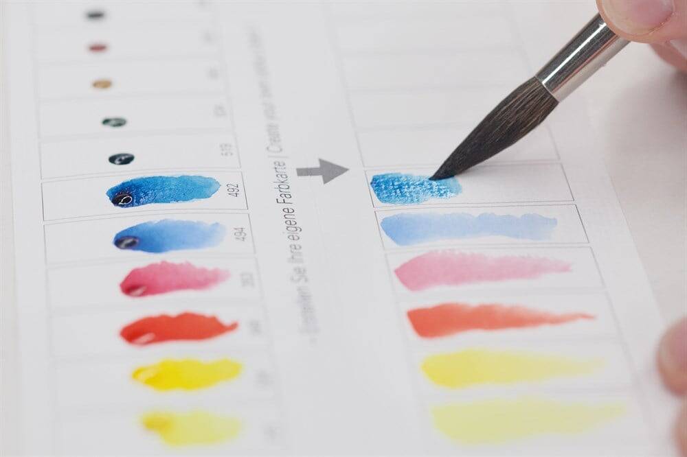 Schmincke Horadam Aquarell Ahşap Kutu Artist Sulu Boya Seti 140 Renk Yarım Tablet