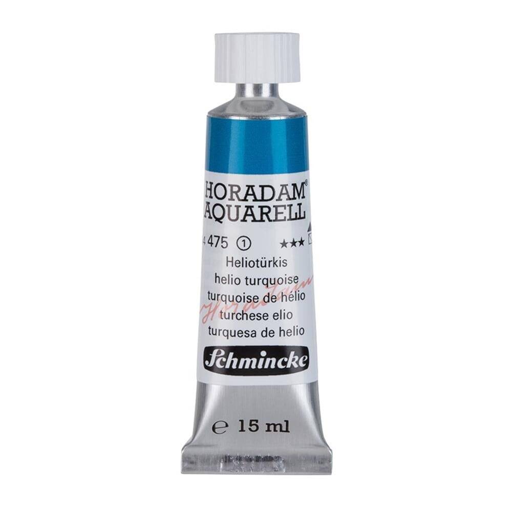 Schmincke Horadam Aquarell Artist Sulu Boya 15 ml Tüp Seri 1 475 Helio Turquoise