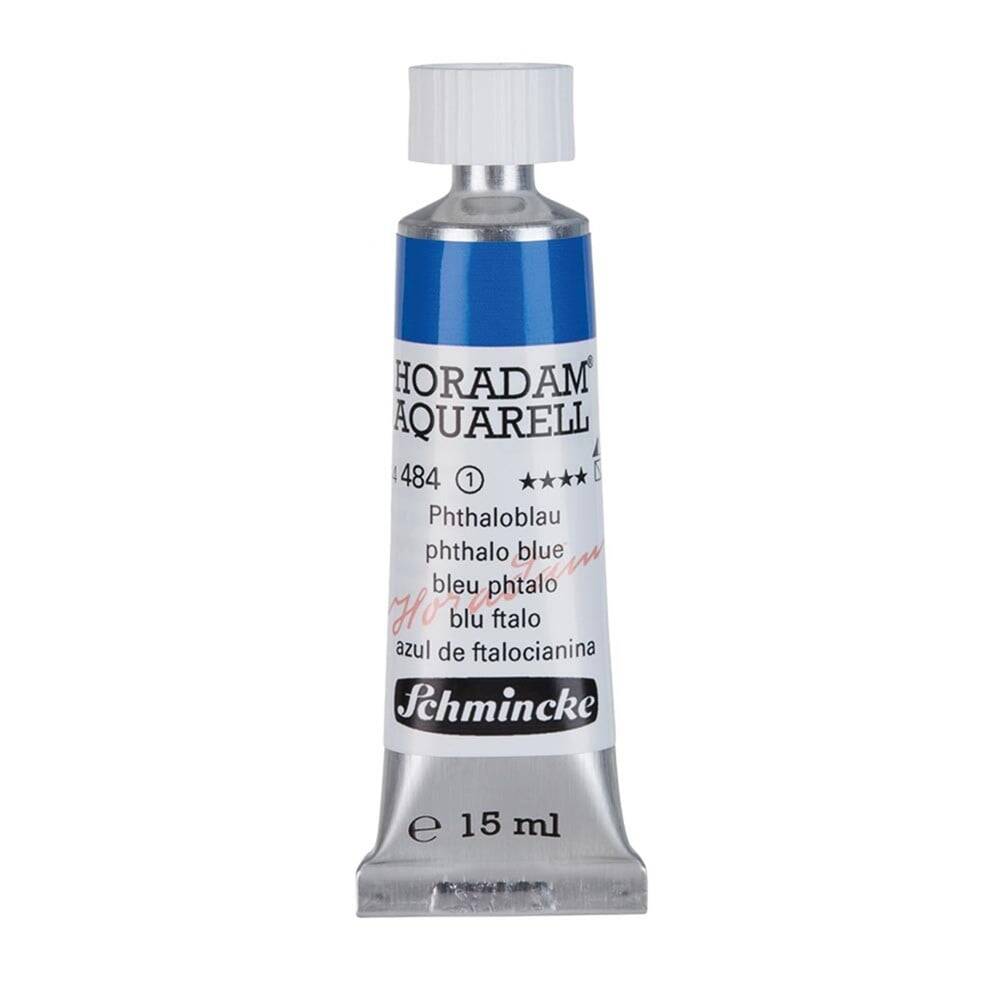Schmincke Horadam Aquarell Artist Sulu Boya 15 ml Tüp Seri 1 484 Phthalo Blue