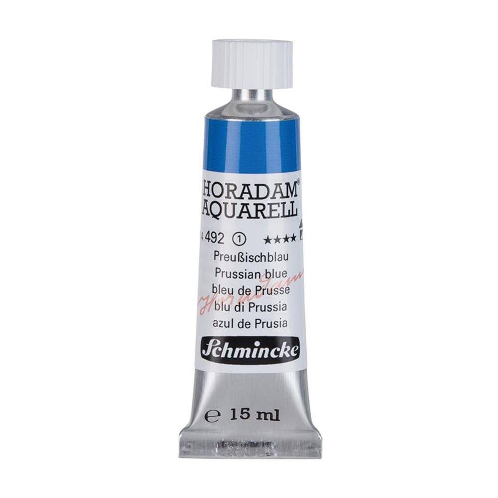 Schmincke Horadam Aquarell Artist Sulu Boya 15 ml Tüp Seri 1 492 Prussian Blue
