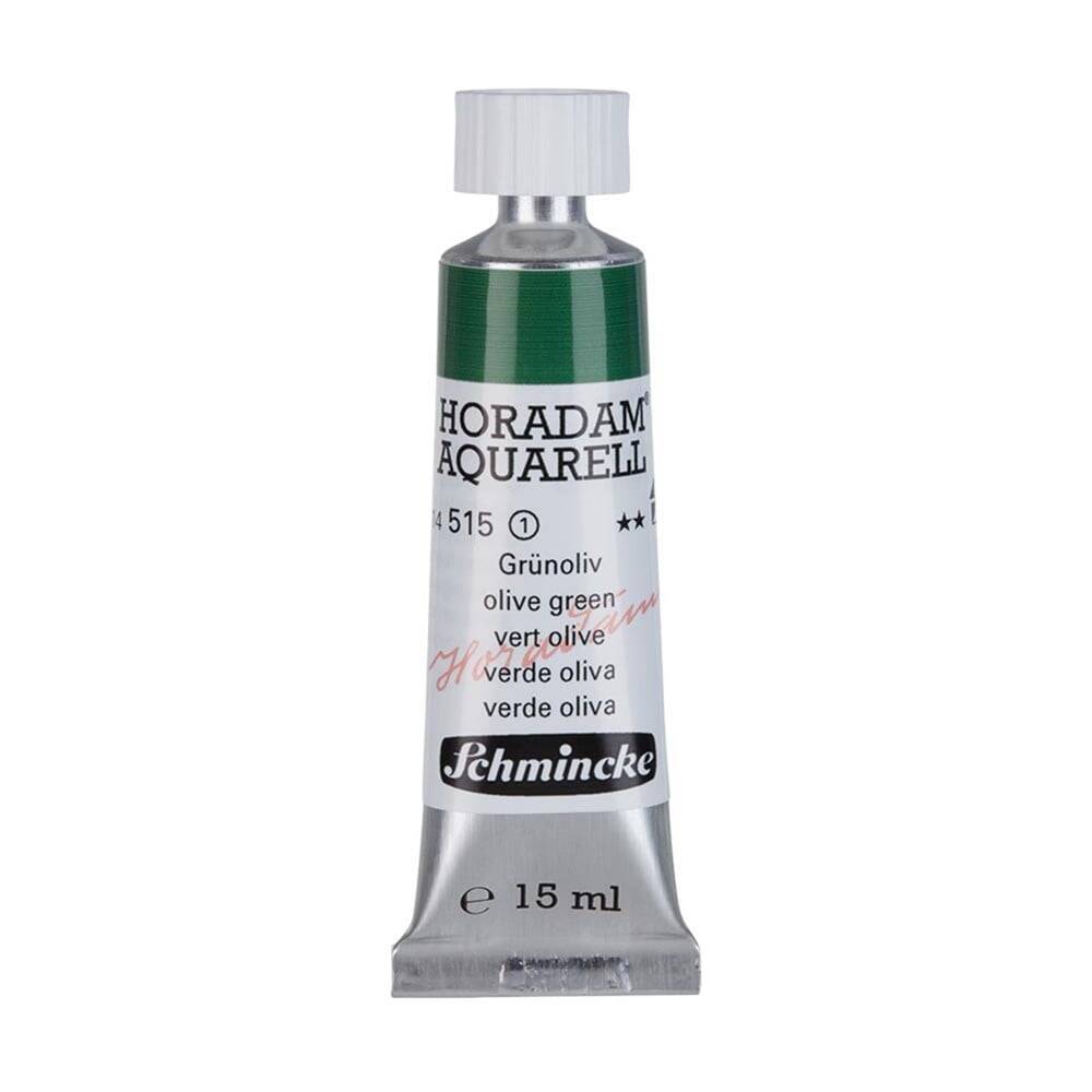 Schmincke Horadam Aquarell Artist Sulu Boya 15 ml Tüp Seri 1 515 Olive Green