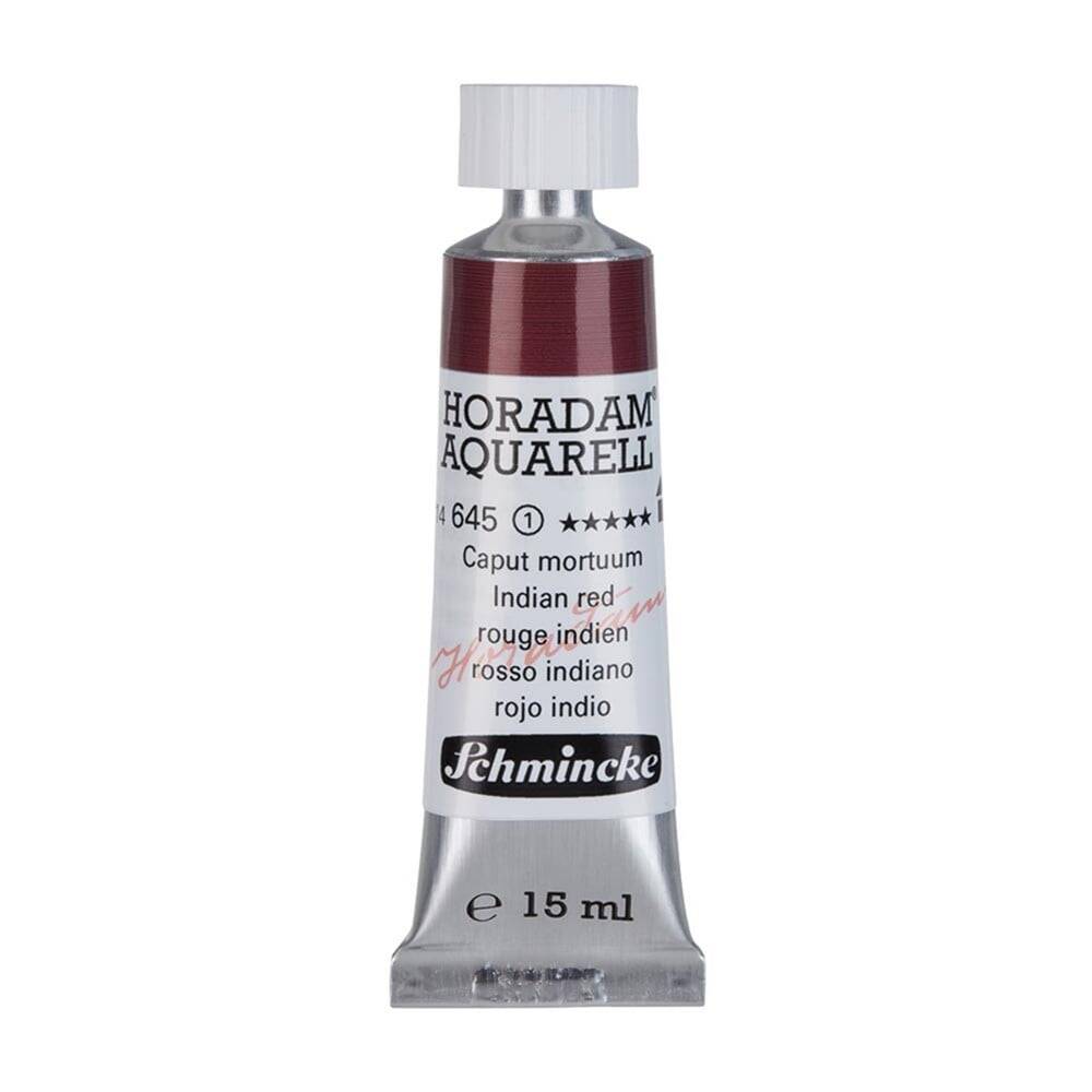 Schmincke Horadam Aquarell Artist Sulu Boya 15 ml Tüp Seri 1 645 Indian Red