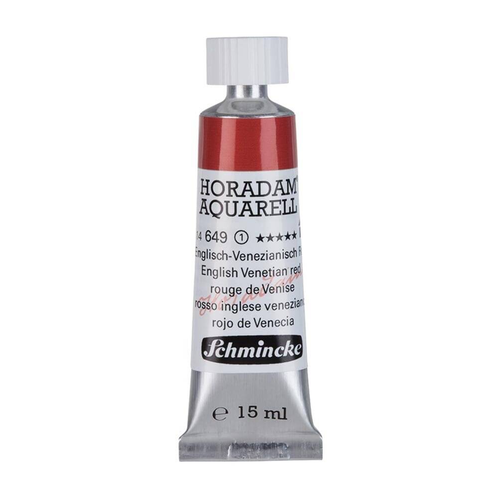 Schmincke Horadam Aquarell Artist Sulu Boya 15 ml Tüp Seri 1 649 English Venetian Red
