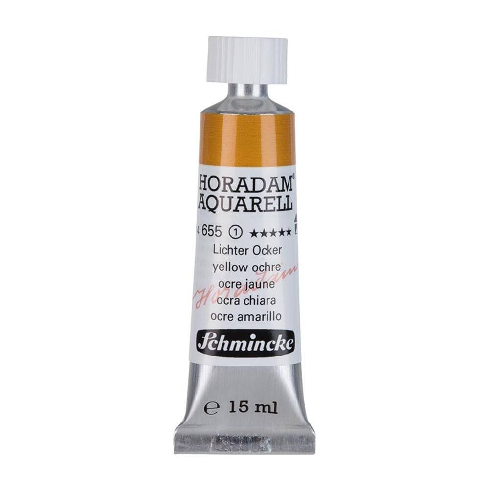Schmincke Horadam Aquarell Artist Sulu Boya 15 ml Tüp Seri 1 655 Yellow Ochre
