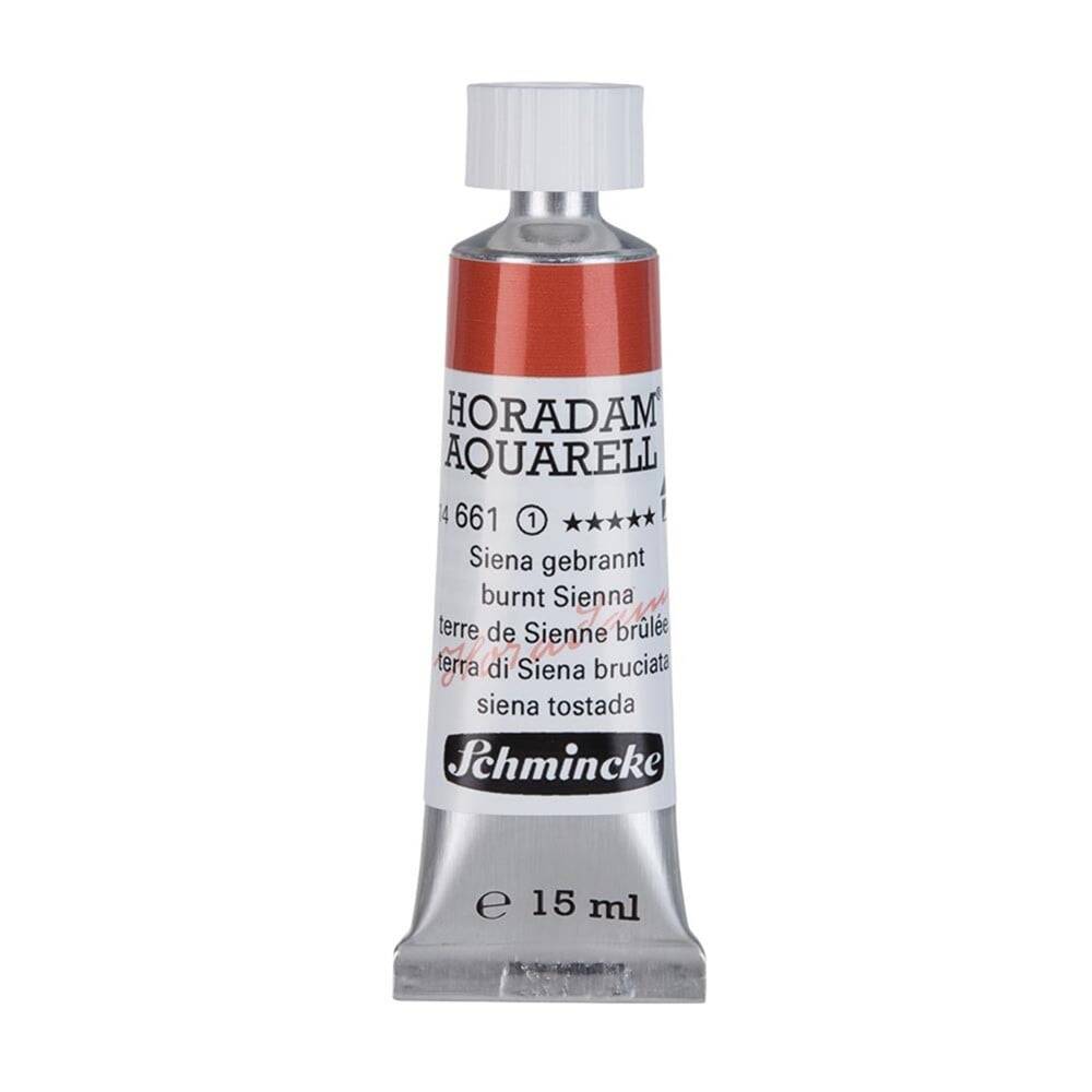 Schmincke Horadam Aquarell Artist Sulu Boya 15 ml Tüp Seri 1 661 Burnt Sienna