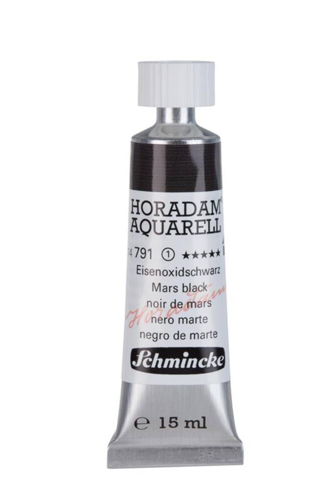 Schmincke Horadam Aquarell Artist Sulu Boya 15 ml Tüp Seri 1 791 Mars Black