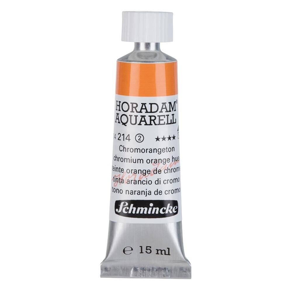 Schmincke Horadam Aquarell Artist Sulu Boya 15 ml Tüp Seri 2 214 Chrome Orange No Lead
