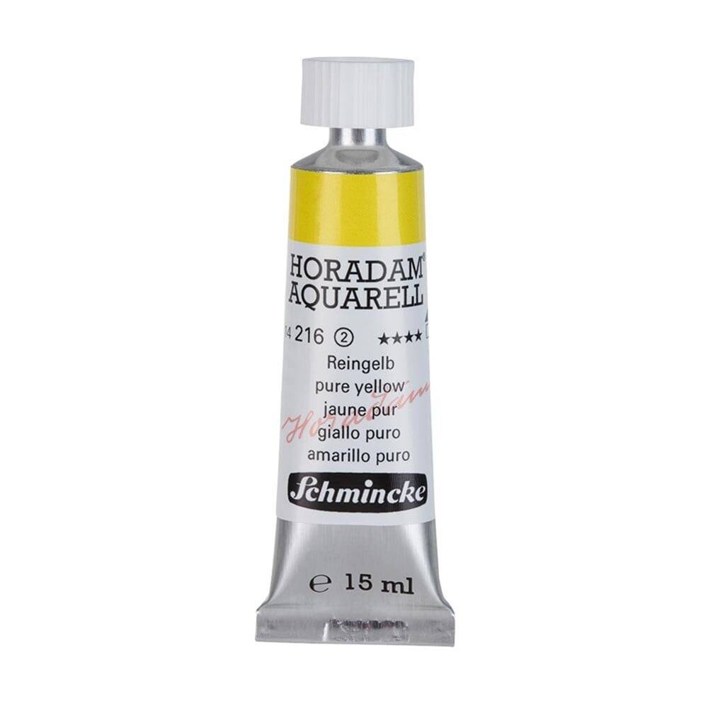 Schmincke Horadam Aquarell Artist Sulu Boya 15 ml Tüp Seri 2 216 Pure Yellow
