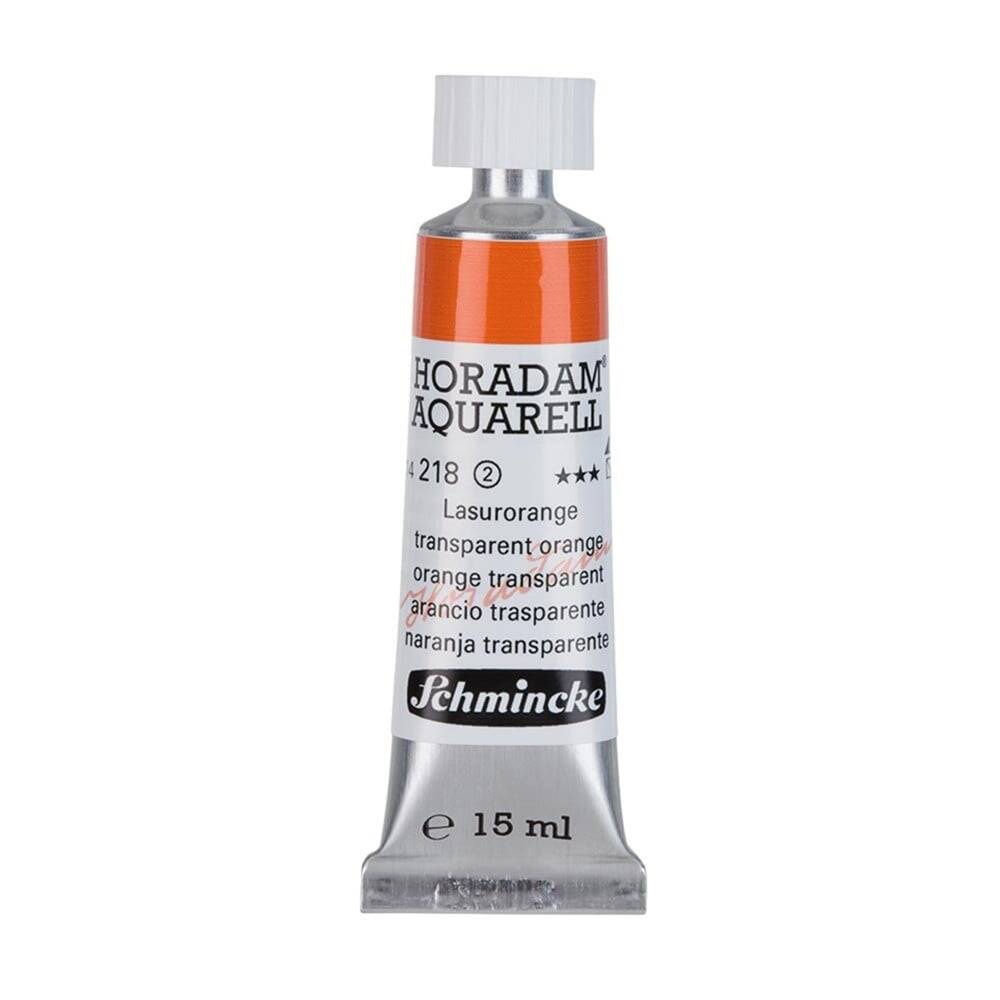 Schmincke Horadam Aquarell Artist Sulu Boya 15 ml Tüp Seri 2 218 Translucent Orange