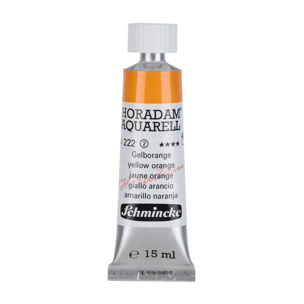 Schmincke Horadam Aquarell Artist Sulu Boya 15 ml Tüp Seri 2 222 Yellow Orange