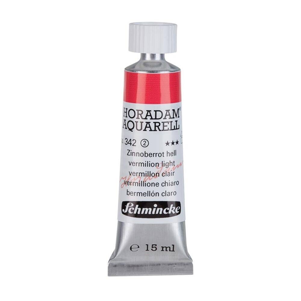 Schmincke Horadam Aquarell Artist Sulu Boya 15 ml Tüp Seri 2 342 Vermilion Light
