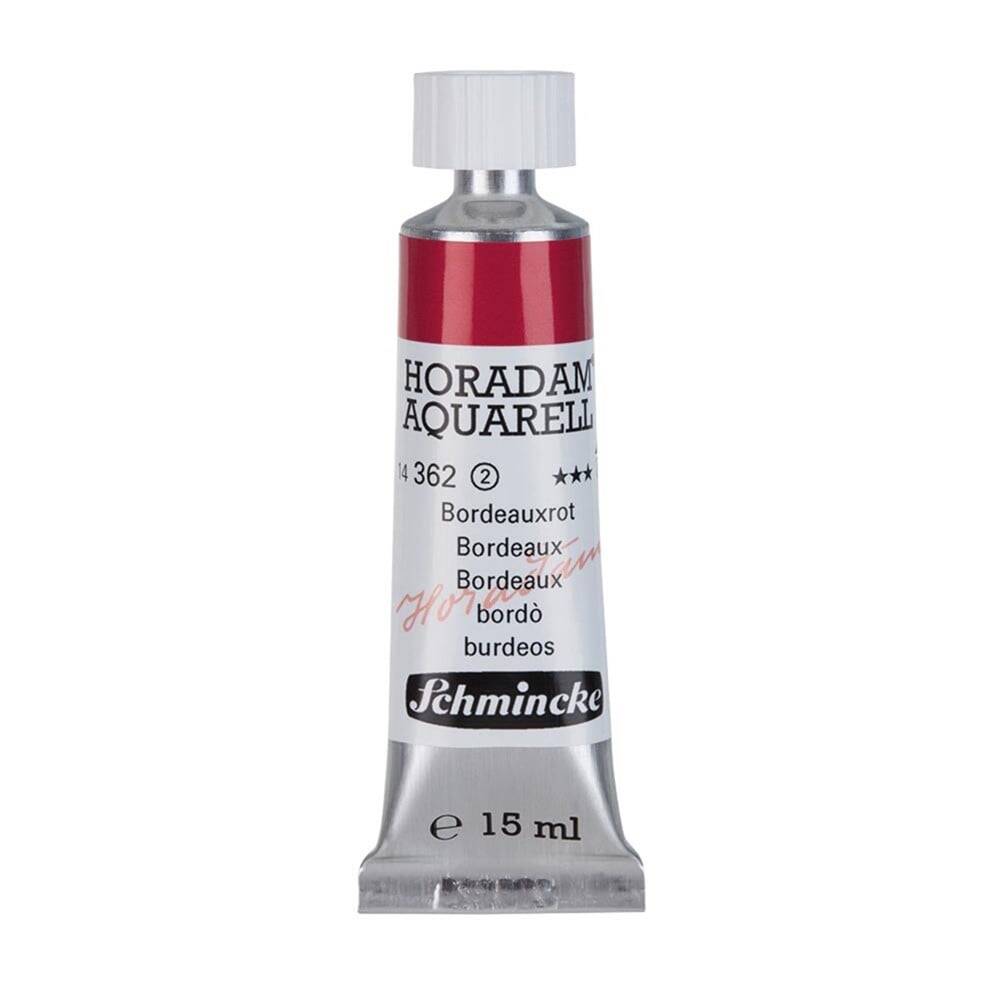 Schmincke Horadam Aquarell Artist Sulu Boya 15 ml Tüp Seri 2 362 Bordeaux
