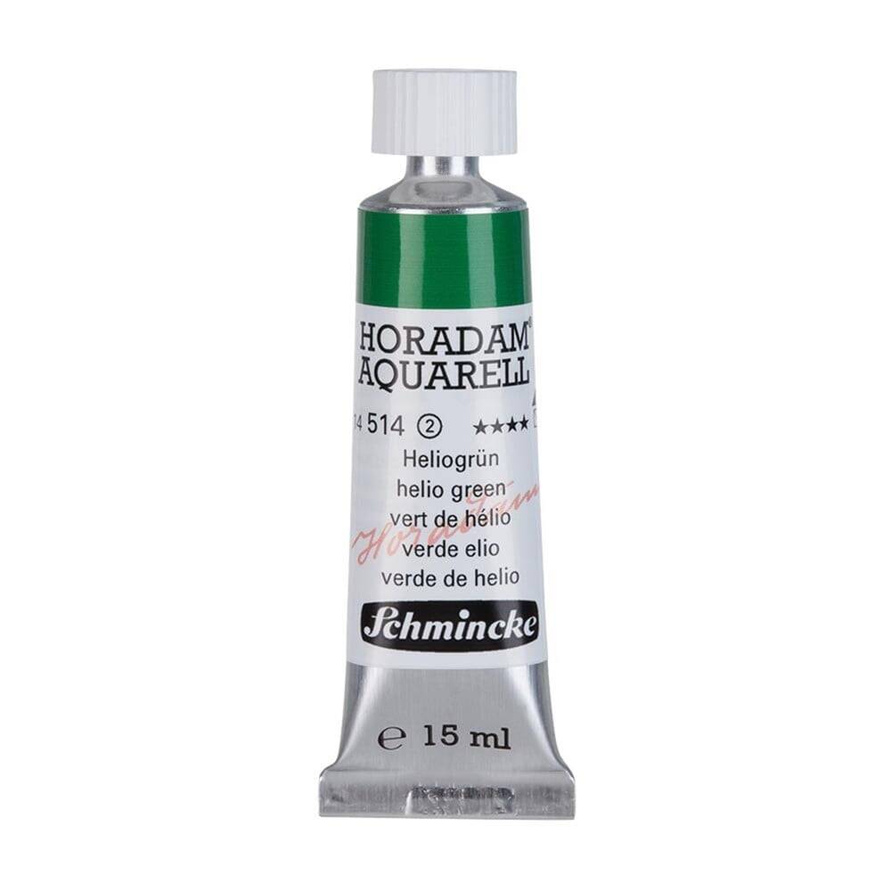 Schmincke Horadam Aquarell Artist Sulu Boya 15 ml Tüp Seri 2 514 Helio Green