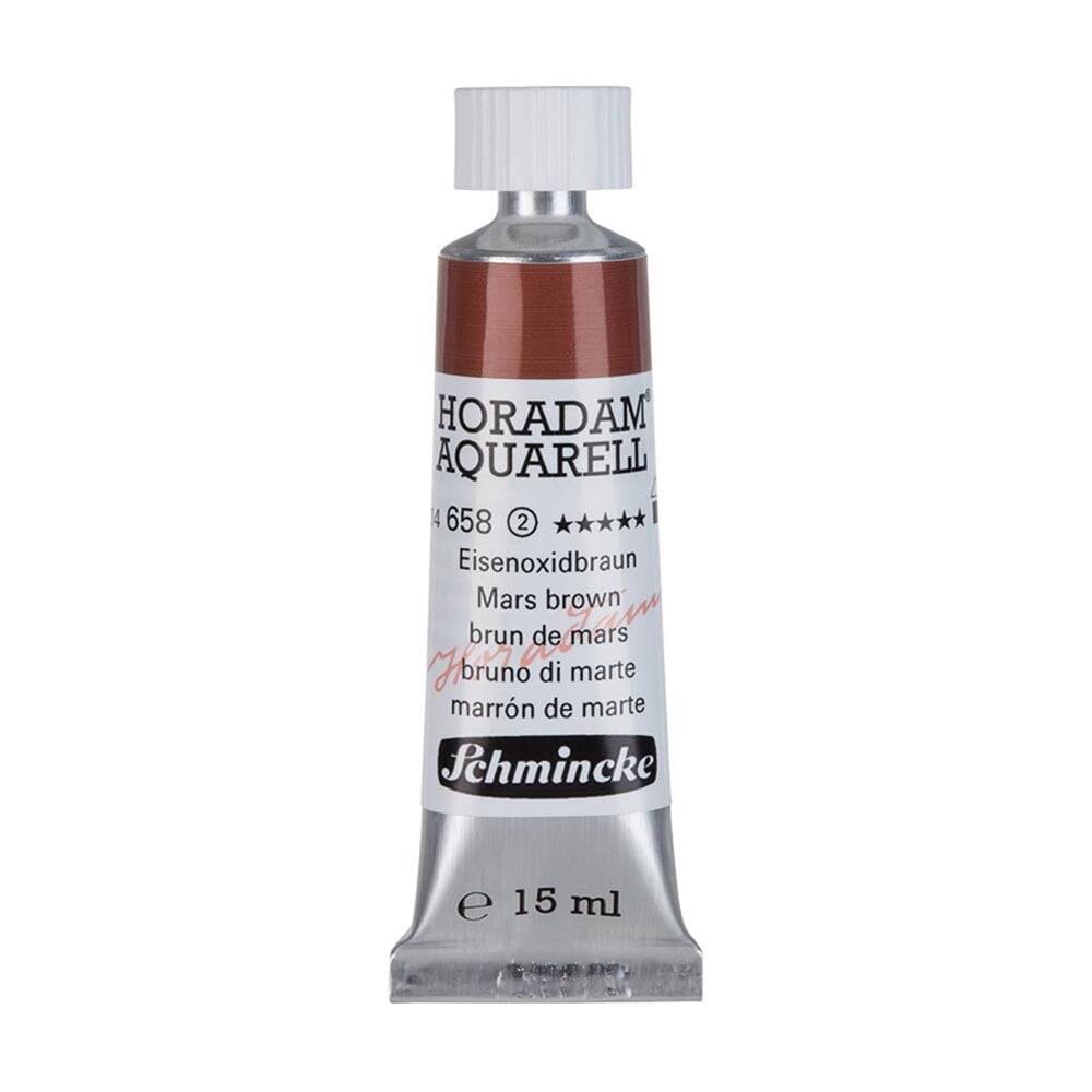 Schmincke Horadam Aquarell Artist Sulu Boya 15 ml Tüp Seri 2 658 Mars Brown