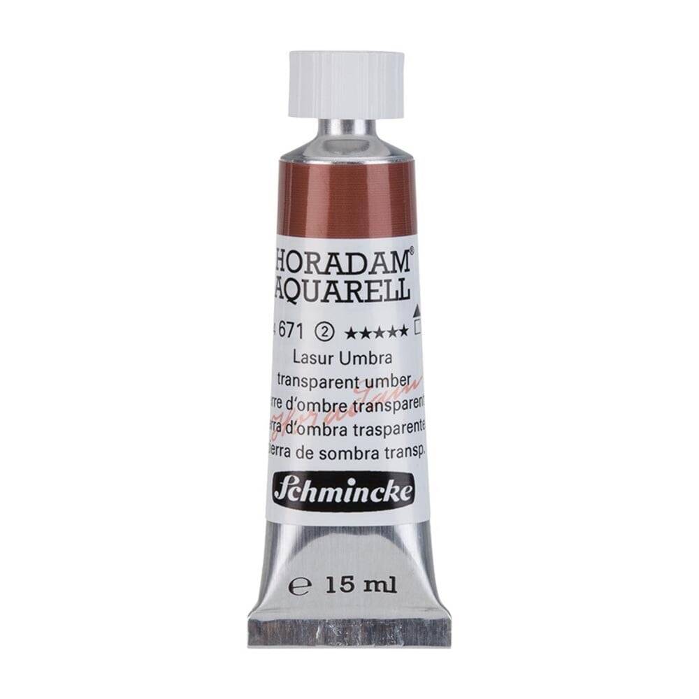 Schmincke Horadam Aquarell Artist Sulu Boya 15 ml Tüp Seri 2 671 Transparent Umber