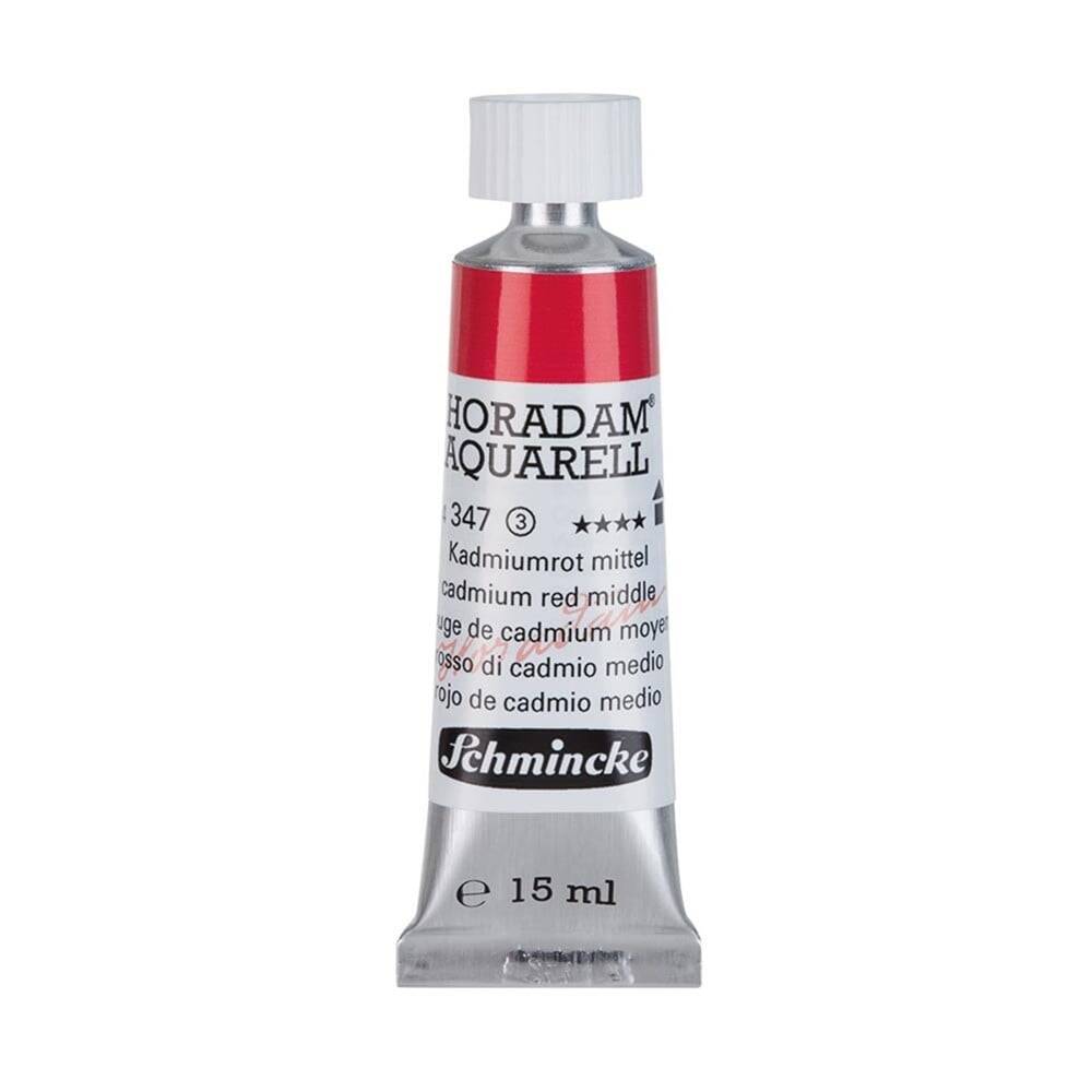 Schmincke Horadam Aquarell Artist Sulu Boya 15 ml Tüp Seri 3 347 Cadmium Red Middle