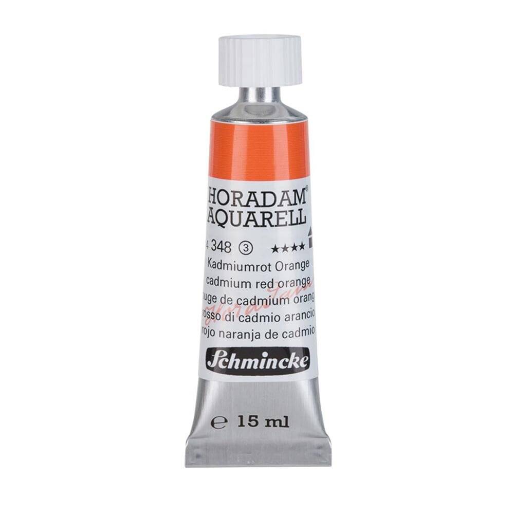 Schmincke Horadam Aquarell Artist Sulu Boya 15 ml Tüp Seri 3 348 Cadmium Red Orange