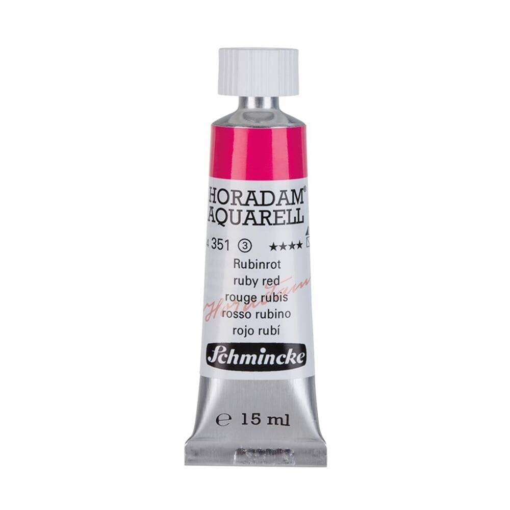 Schmincke Horadam Aquarell Artist Sulu Boya 15 ml Tüp Seri 3 351 Ruby Red