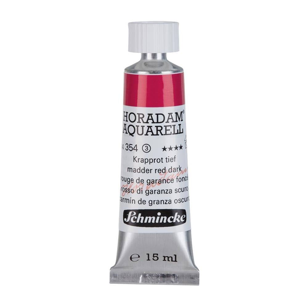Schmincke Horadam Aquarell Artist Sulu Boya 15 ml Tüp Seri 3 354 Madder Red Dark