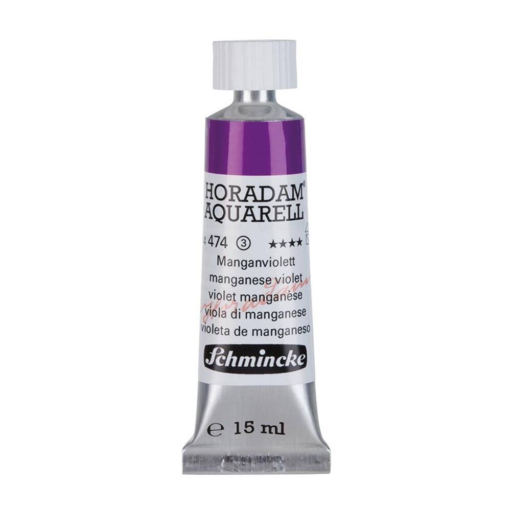 Schmincke Horadam Aquarell Artist Sulu Boya 15 ml Tüp Seri 3 474 Manganese Violet