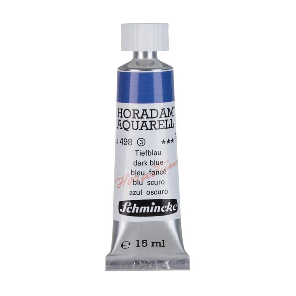 Schmincke Horadam Aquarell Artist Sulu Boya 15 ml Tüp Seri 3 498 Dark Blue Indigo