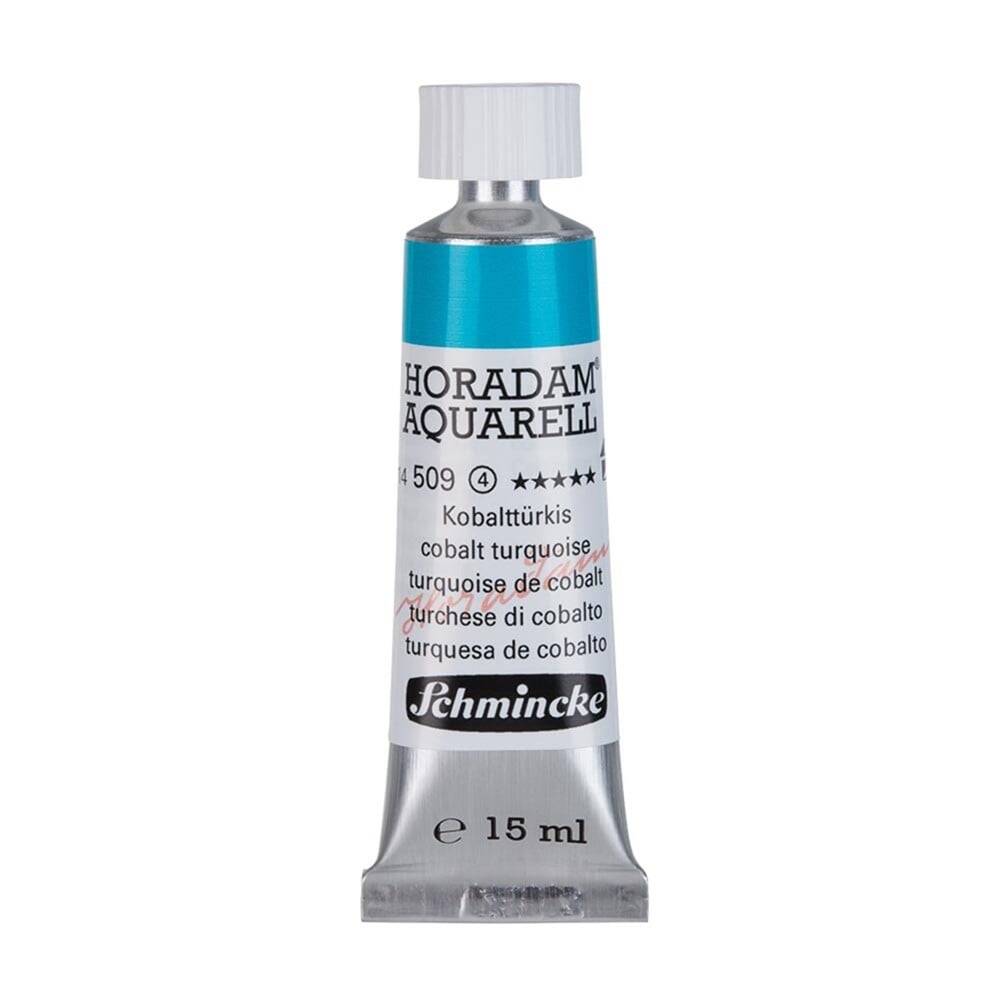 Schmincke Horadam Aquarell Artist Sulu Boya 15 ml Tüp Seri 4 509 Cobalt Turquoise