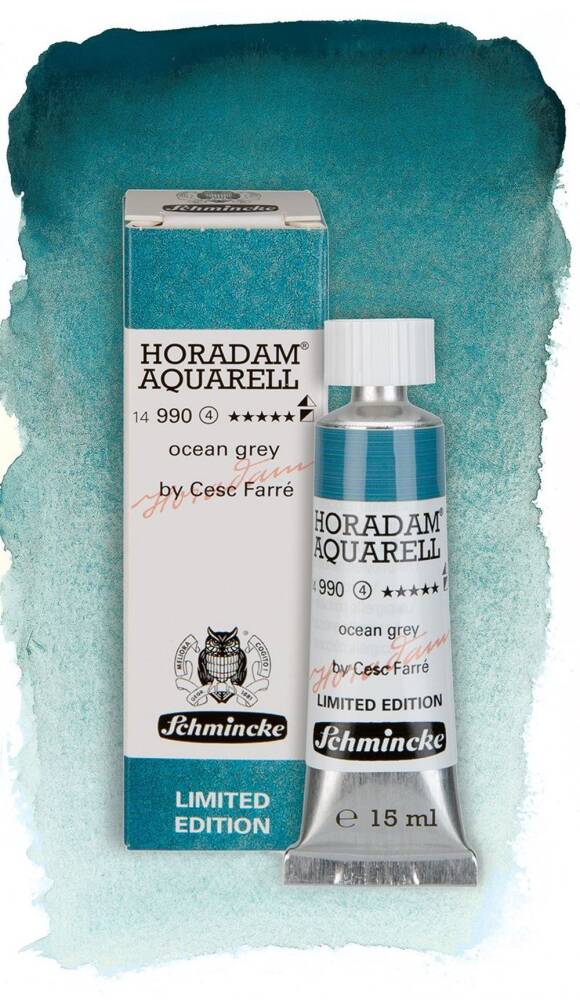 Schmincke Horadam Aquarell Artist Sulu Boya 15 ml Tüp Seri 4 990 Ocean Grey