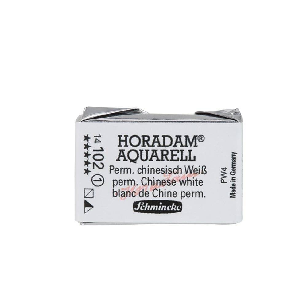 Schmincke Horadam Aquarell Artist Sulu Boya Tam Tablet Seri 1 102 Permanent Chinese White