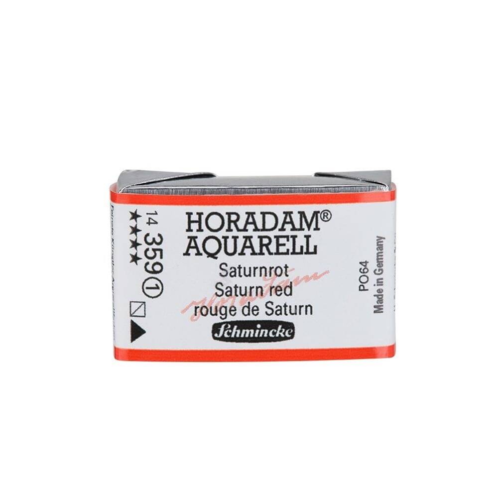 Schmincke Horadam Aquarell Artist Sulu Boya Tam Tablet Seri 1 359 Satrurn Red