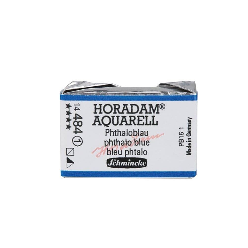 Schmincke Horadam Aquarell Artist Sulu Boya Tam Tablet Seri 1 484 Phthalo Blue