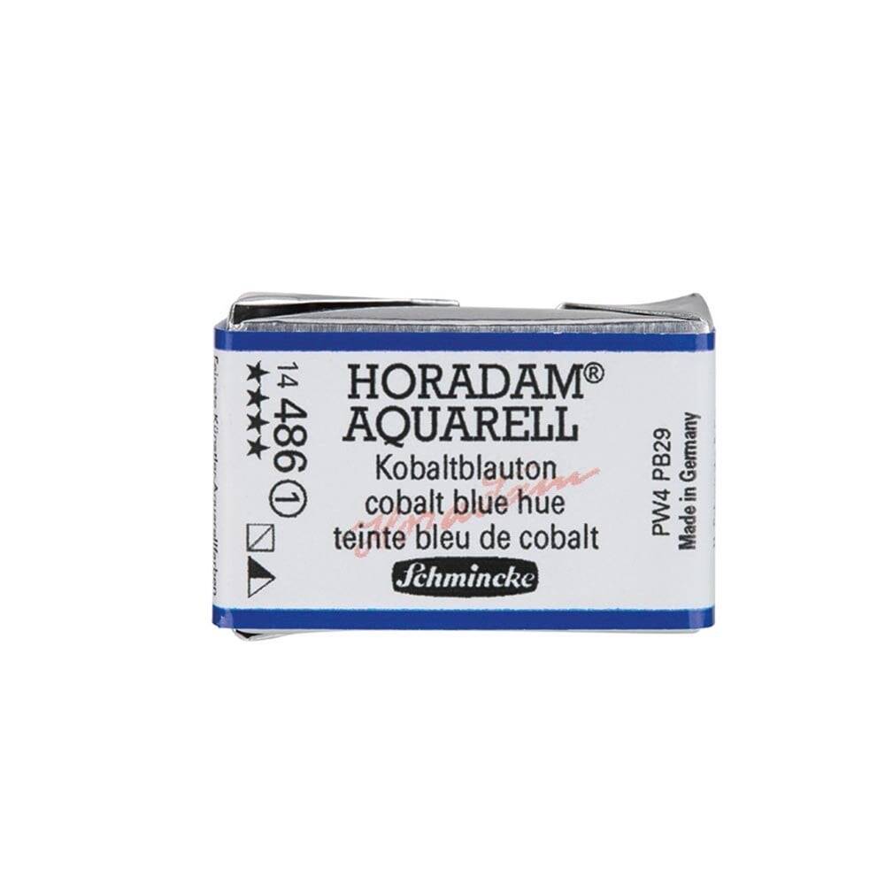 Schmincke Horadam Aquarell Artist Sulu Boya Tam Tablet Seri 1 486 Cobalt Blue Hue