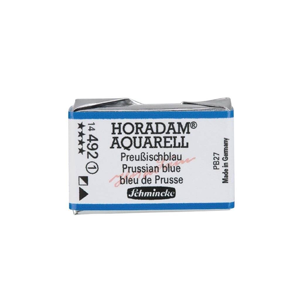 Schmincke Horadam Aquarell Artist Sulu Boya Tam Tablet Seri 1 492 Prussian Blue
