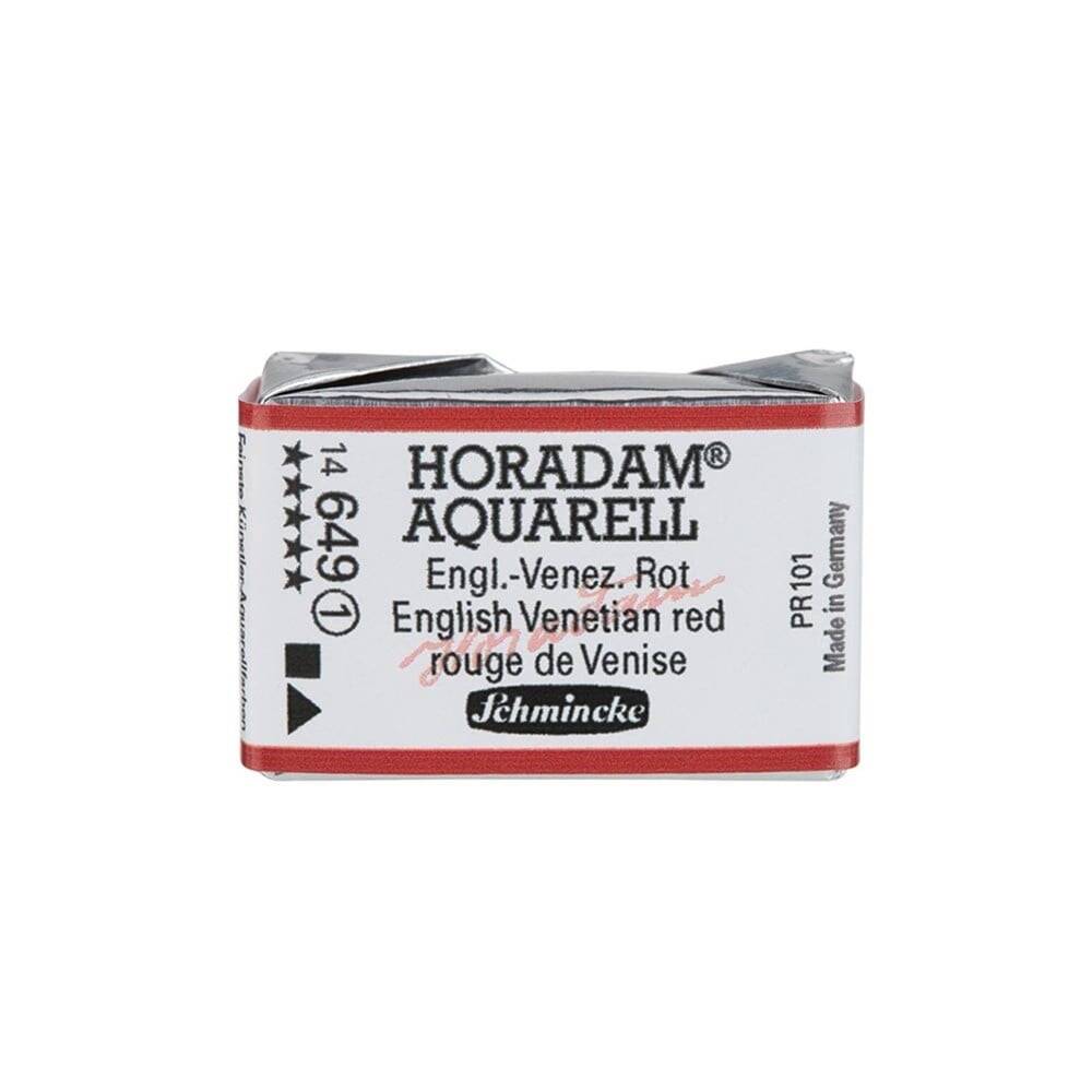 Schmincke Horadam Aquarell Artist Sulu Boya Tam Tablet Seri 1 649 English Venetian Red
