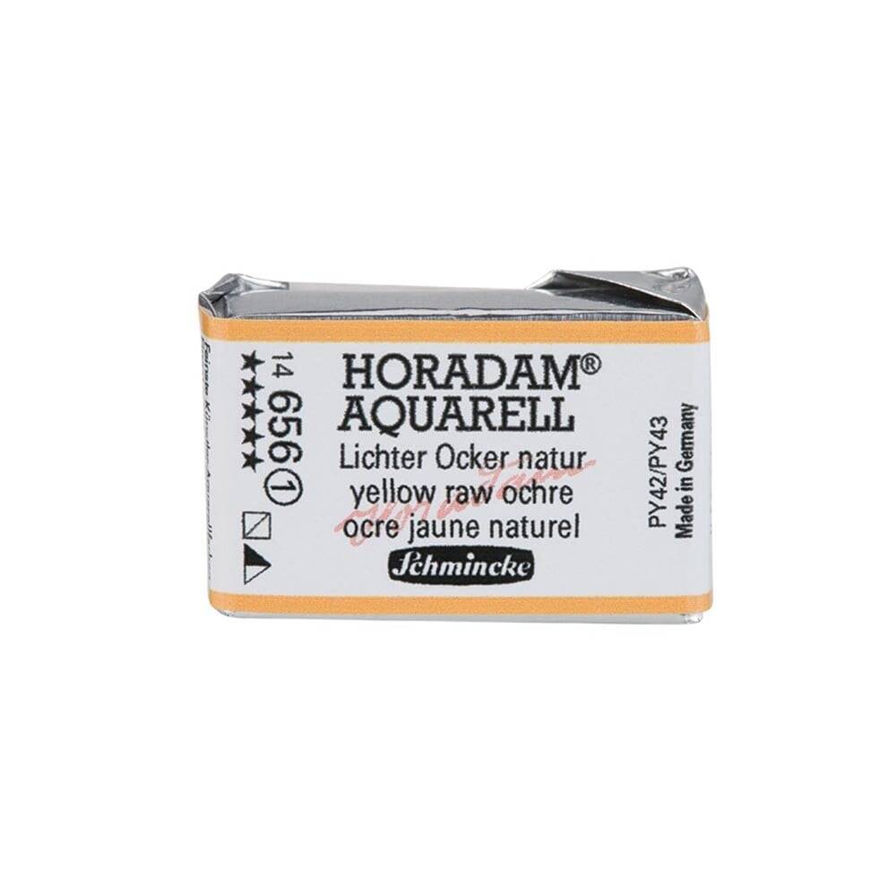 Schmincke Horadam Aquarell Artist Sulu Boya Tam Tablet Seri 1 656 Yellow Raw Ochre