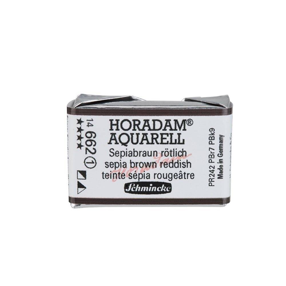 Schmincke Horadam Aquarell Artist Sulu Boya Tam Tablet Seri 1 662 Sepia BroTone