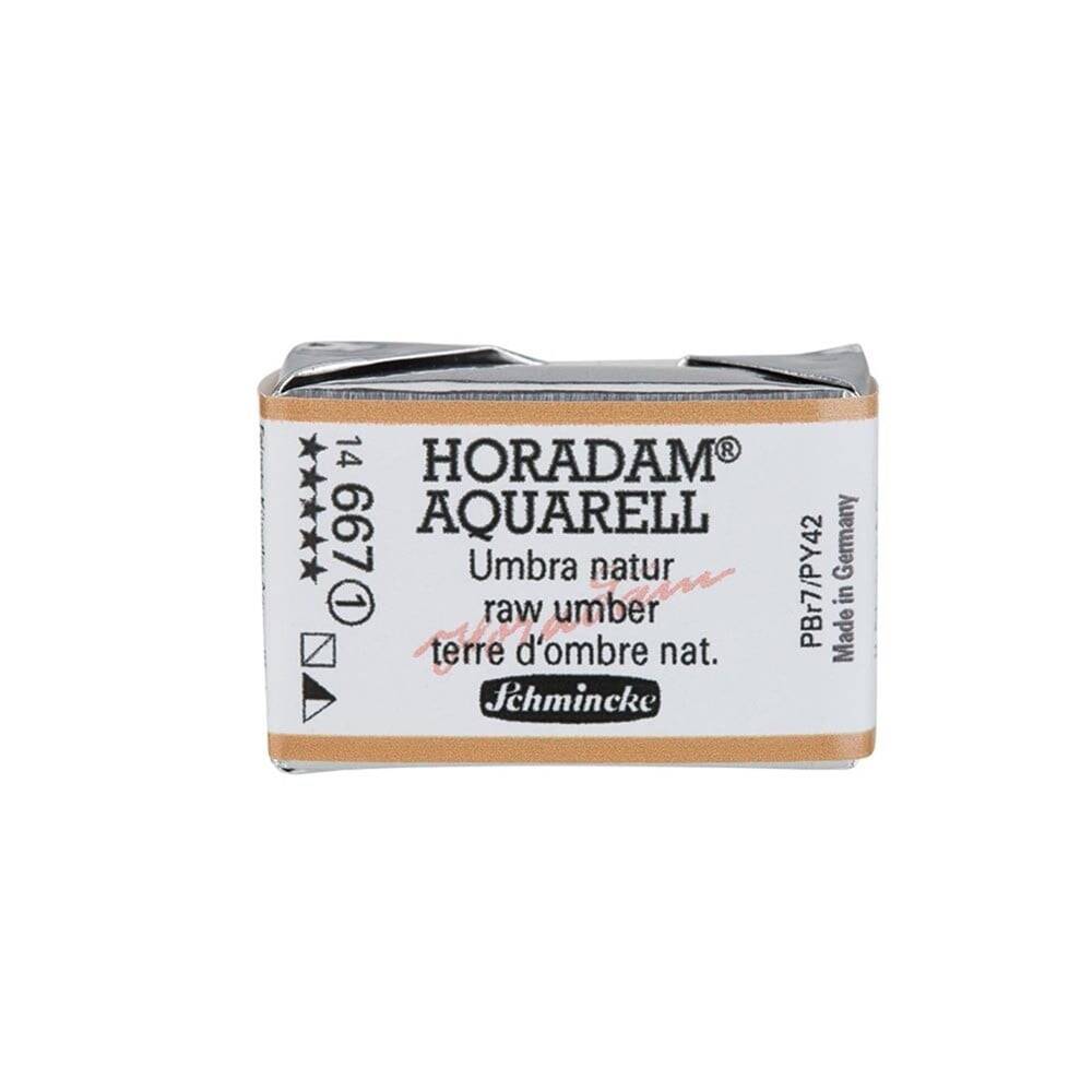 Schmincke Horadam Aquarell Artist Sulu Boya Tam Tablet Seri 1 667 Raw Umber