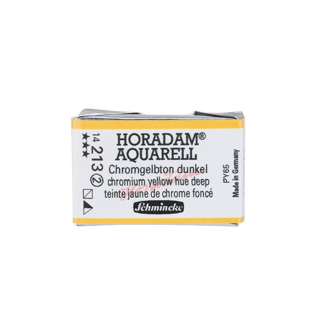 Schmincke Horadam Aquarell Artist Sulu Boya Tam Tablet Seri 2 213 Chrome Yellow Deep No Lead
