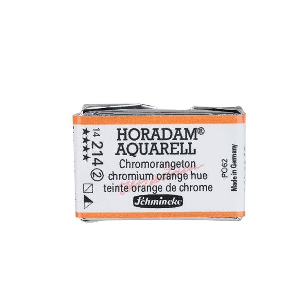 Schmincke Horadam Aquarell Artist Sulu Boya Tam Tablet Seri 2 214 Chrome Orange No Lead
